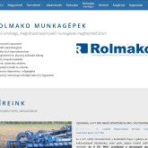 Rolmako munkagépek